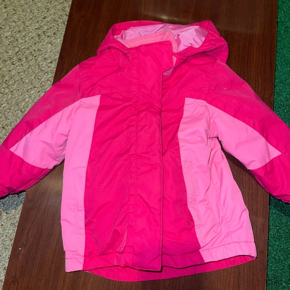 Place Kids Puffer Jacket in Bright Pink Shades